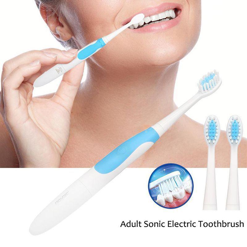 Electric Toothbrush Whitening Ultra Sonic Toothbrushes With 3 Replacement Brush Heads Removes 100% Of Plaque