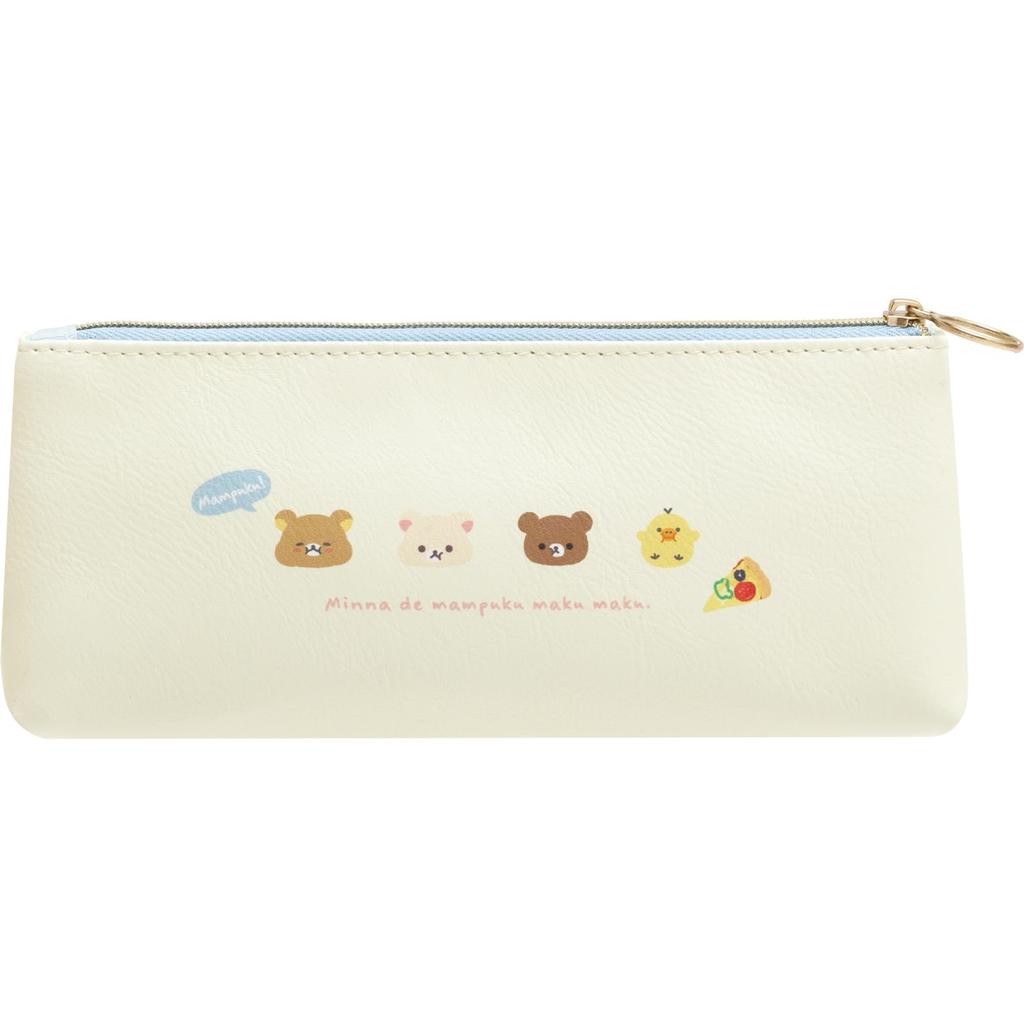 Rilakkuma Full of Pen Pouch PT16101 H19 x W8 x D3cm San-X "Everyone's Love" Size