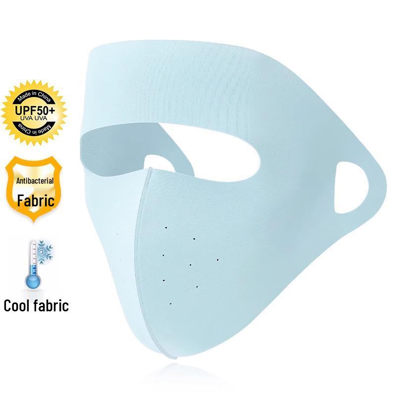 Women's Anti-UV Ice Silk Breathable Sunscreen Mask for Summer Cycling and Driving