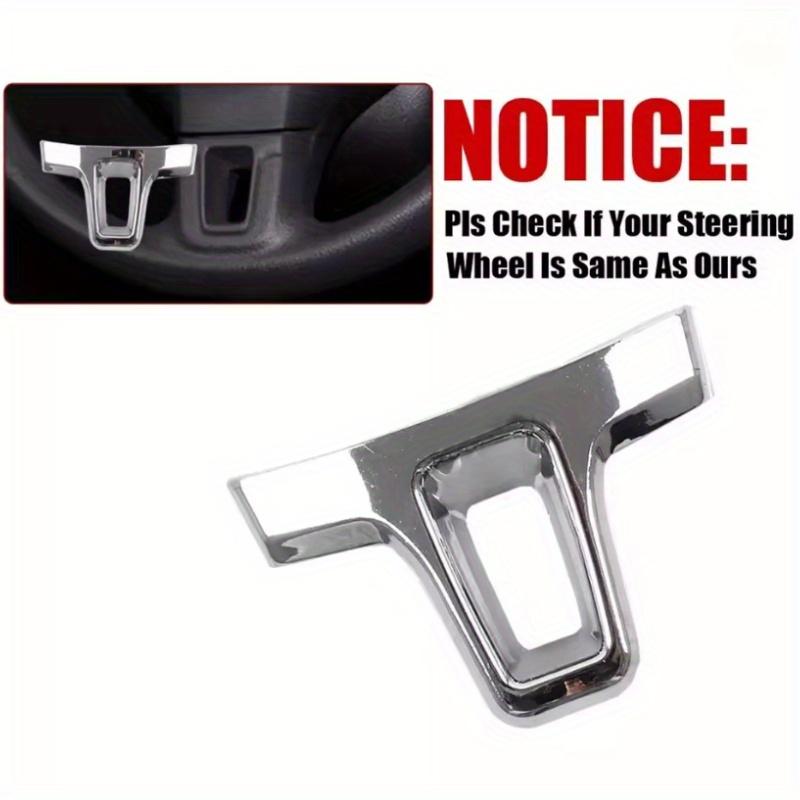 Chrome Car Steering Wheel Sticker Cover Sequin Trim For Golf 6 MK6 MK5 Steering Wheel Sequin Patch For Volkswagen For Polo