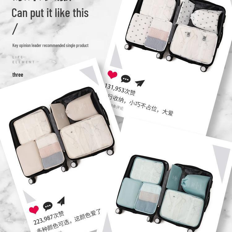 Six-Piece Multifunctional Travel Storage & Organization Bag Set