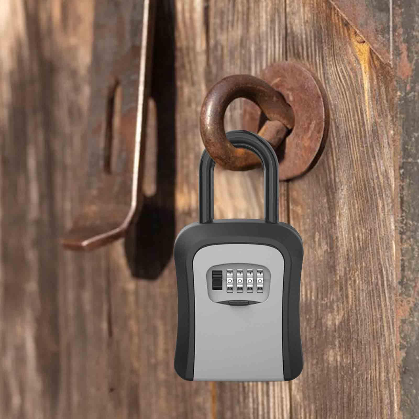 

Ящик для ключей, органайзер для ключей, чехол для хранения ключей, безопасная комбинация, 4 цифры для наружного магазина