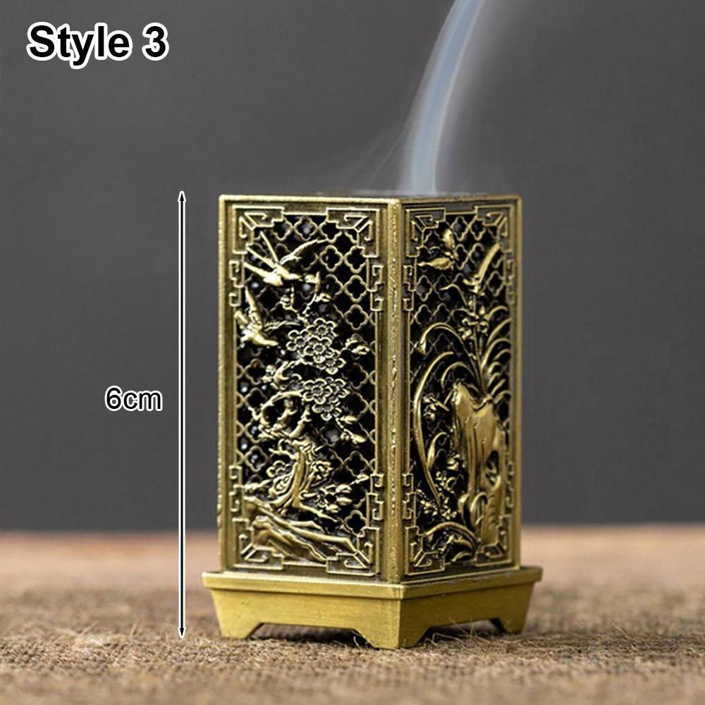 

1 шт. сандаловое дерево лотос благовония кадило сплав благовония коробка благовония палочка горелка для украшения дома и офиса Style 3