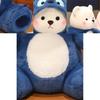 Lina l'Orso si Trasforma in Bambola Stidi Peluche, Peluche Corto per Bambini, Regalo di Compleanno