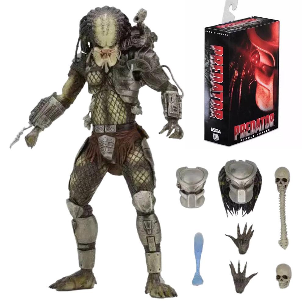 NECA Action Figure Cacciatore della Giungla Predator Modello Deluxe Ultimate Giocattoli 7"