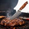 8 Inch Chef Knife 67-layers Damascus Steel 10Cr15CoMoV Blade Wood Handle Cleaver Meat Slicing Vegetables Barbecue Kitchen Knives