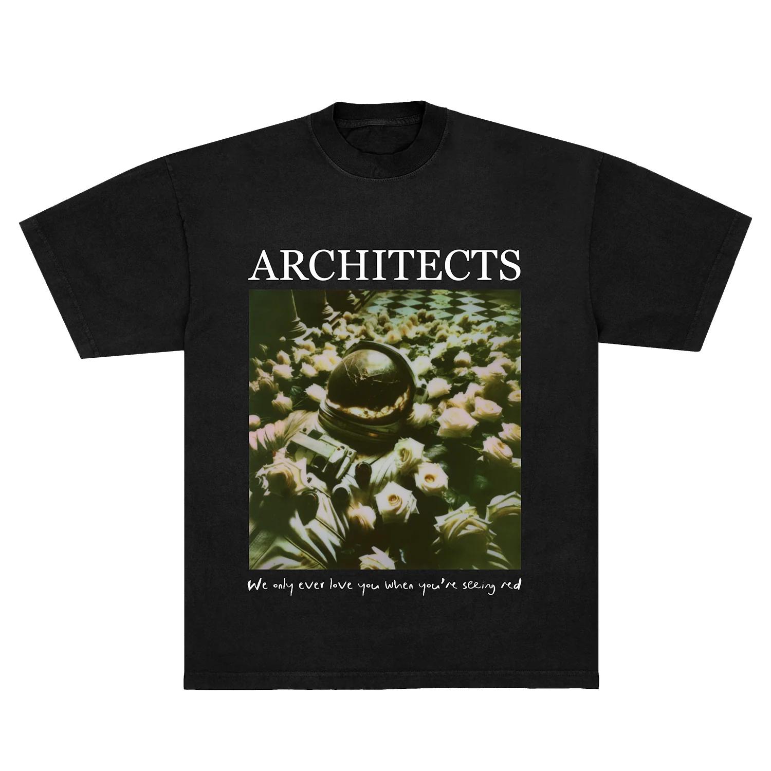 

Kaos Band Architects See Red TShirt Metal Baju Musik Metalcore Summer New Vintage Fashion Unisexs Womens Cotton Top M