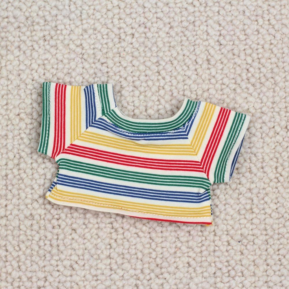 T-shirt Cotton Doll Clothes Trousers Plush Doll Clothes Fashion Cotton Doll Denim Pants Girls Toy