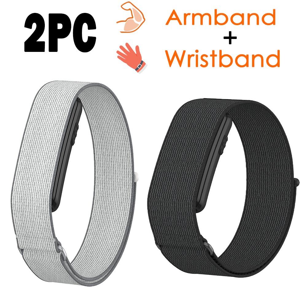 Nylon Woven Strap for Garmin CIRQA Smart Band Fitness Tracker Replacement Wrist/Armband Bicep Band for Garmin CIRQA Accessory