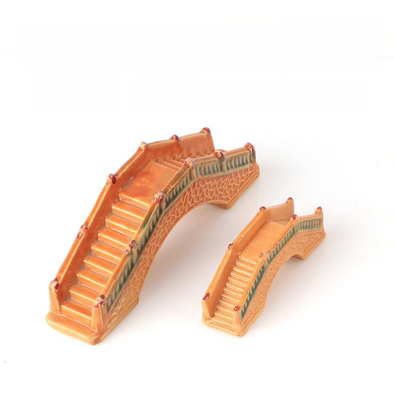 Aquariumdeko Keramiksteinbrücken: Aquarium-Landschaftsbau, Mikrolandschaft-Felsgarten & Bonsai-Ornamente