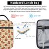 Cute Red Panda Raccoon Insulated Lunch Bag Reusable Portable Waterproof Lunch Box Cooler Thermal Oxford Bento Tote for School