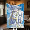 1PC Vegito  Print Flannel Blanket, High Quality All Seasons, Home Decor, Warmth and Comfort, Perfect for Christmas Gifts