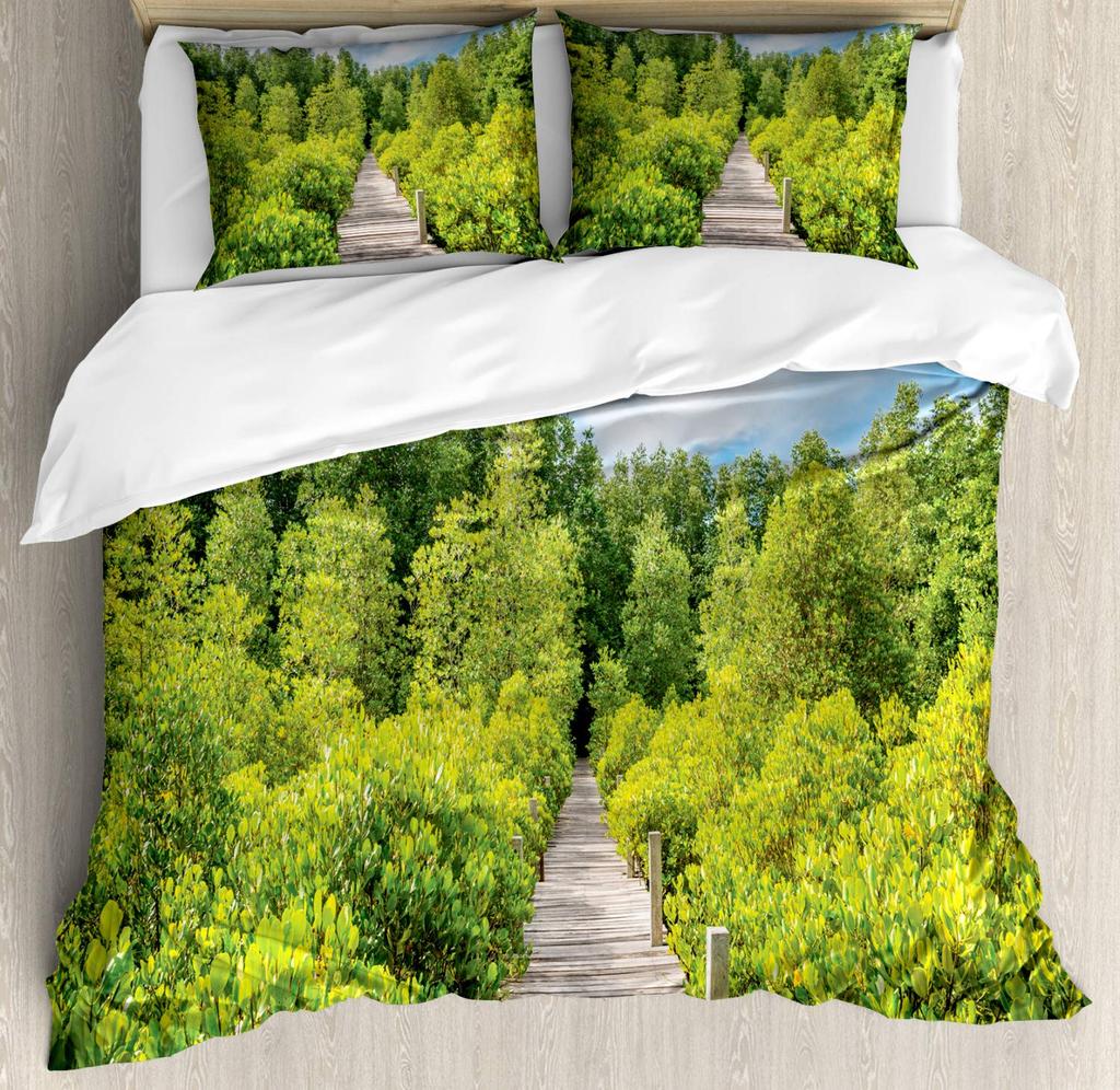 Pathway Duvet Cover Sets For Teens Adults Queen Quilt Covers Lightweight Down Bedroom Decor 2 Pillowcases 1 Duvet Cover No Quilt