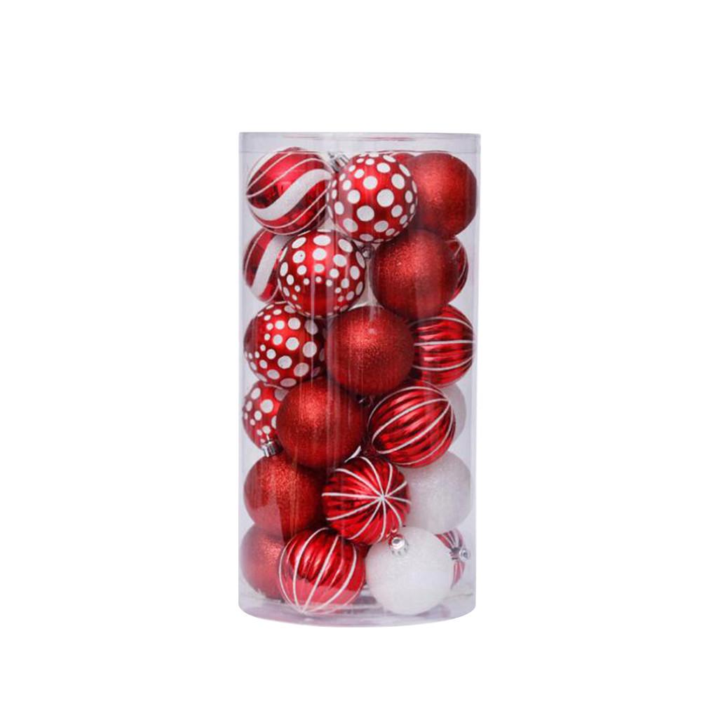 30pcs Christmas Tree Xmas Balls Decorations Baubles Party Wedding Ornament