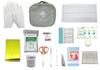 Monomania Portable First Aid Kit with Emergency Guide (Light Gray)