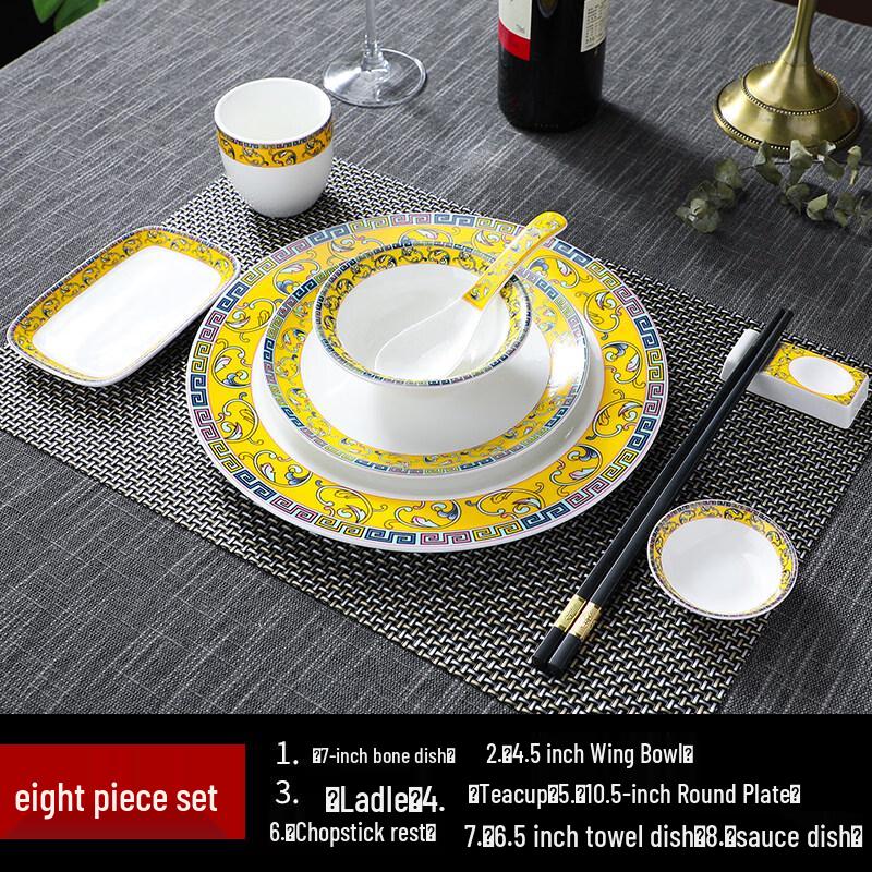 Luxury Handmade Chinese Ceramic Dinnerware Set