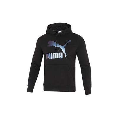 Classics Metallic Logo Hoodie Herren Tops Schwarz 535341-51