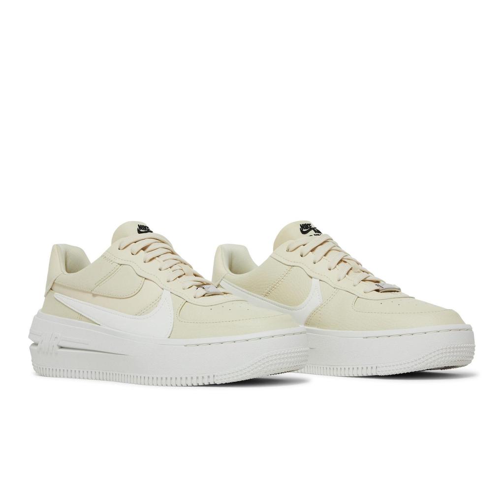 Nike Womens Air Force 1 PLT.AF.ORM 'Fossil' (women's sizes) Fossil / Sail / Summit White / Black Skateboard Shoes DJ9946 200