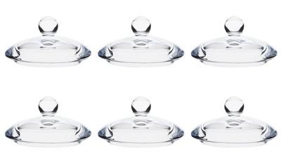 Verre à dégustation Toyo Sasaki Glass Verre Couvercle Couvercle Set de 6 Couvercle Verre à dégustation Couvercle Couvercle en verre Verre commercial TS44046