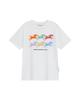 THEMUSEUMVISITOR Dot Horse Graphic T-Shirt (White)