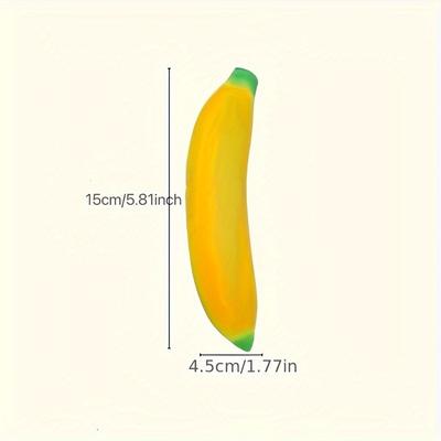 Super pružná banánová simulácia Banánové ťahanie Hnetací piesok Plnené zábavnou Odvzdušňovacou dekompresnou hračkou pre deti a dospelých Ručná terapia