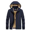 Men's Autumn and Winter Youth Outdoor Jacket Men's Clothing Fleece Thickened Windproof Sports Casual Men's Jacket Tide