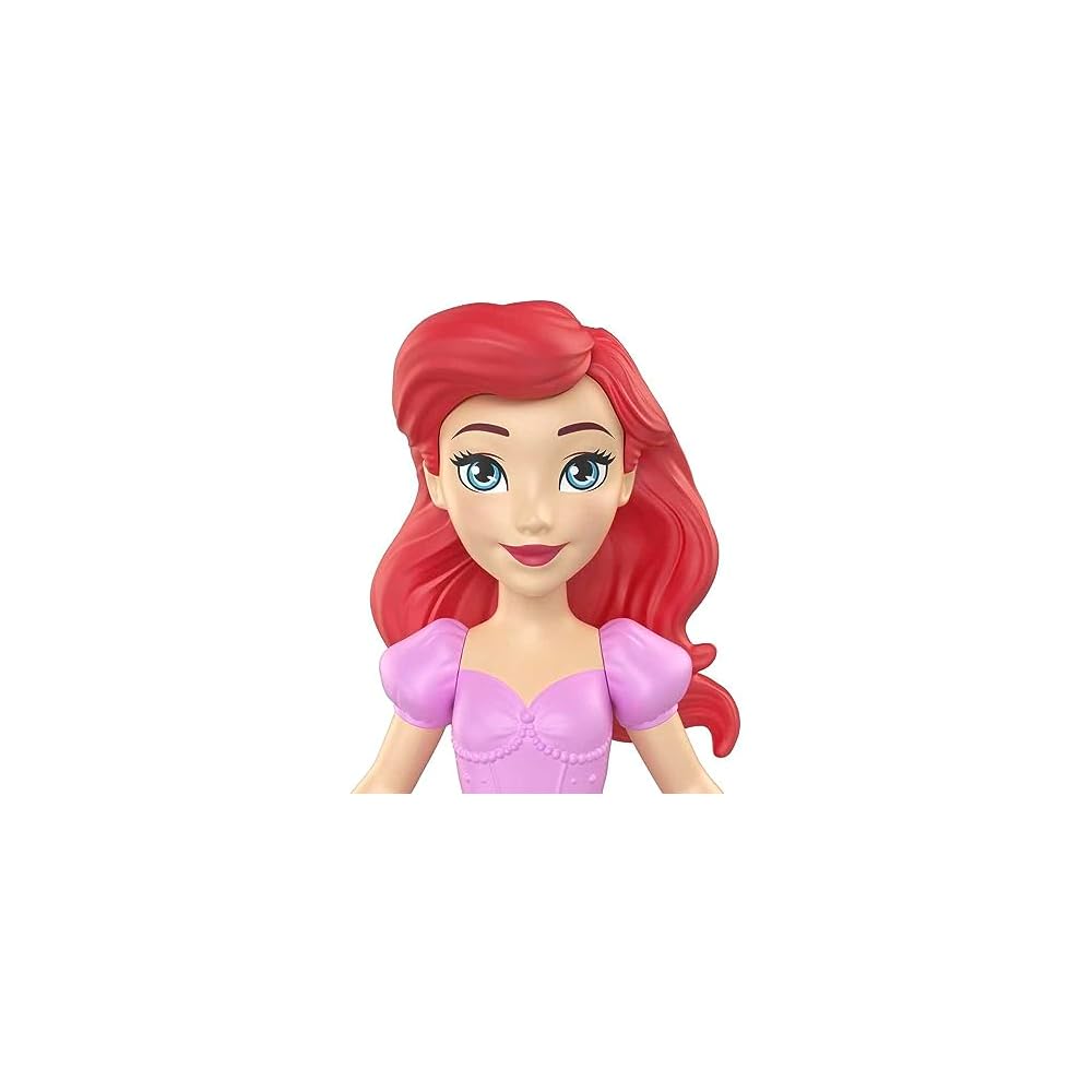 Mattel Disney Princess Ariel Mini Doll with Dress-Up Accessories for Ages 3 and Up
