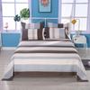 Simple Printed Simple Bed Sheet Single Piece Dormitory Pure Polyester Washed Cotton Single Double Bed Sheet