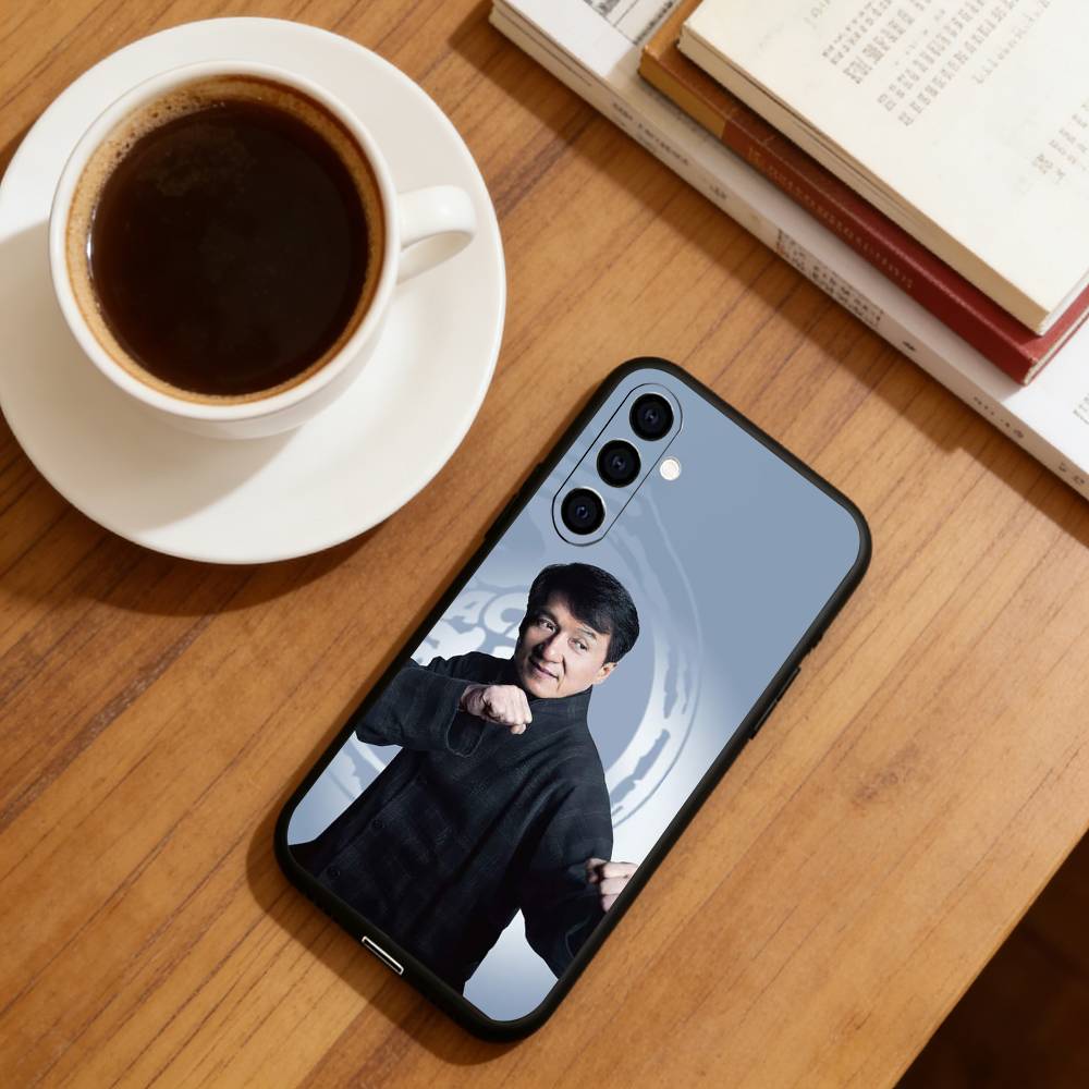Jackie Chan  Phone Case Black Silicone Soft For Samsung Galaxy A73,A72,A71,A70,A53,A52,A51