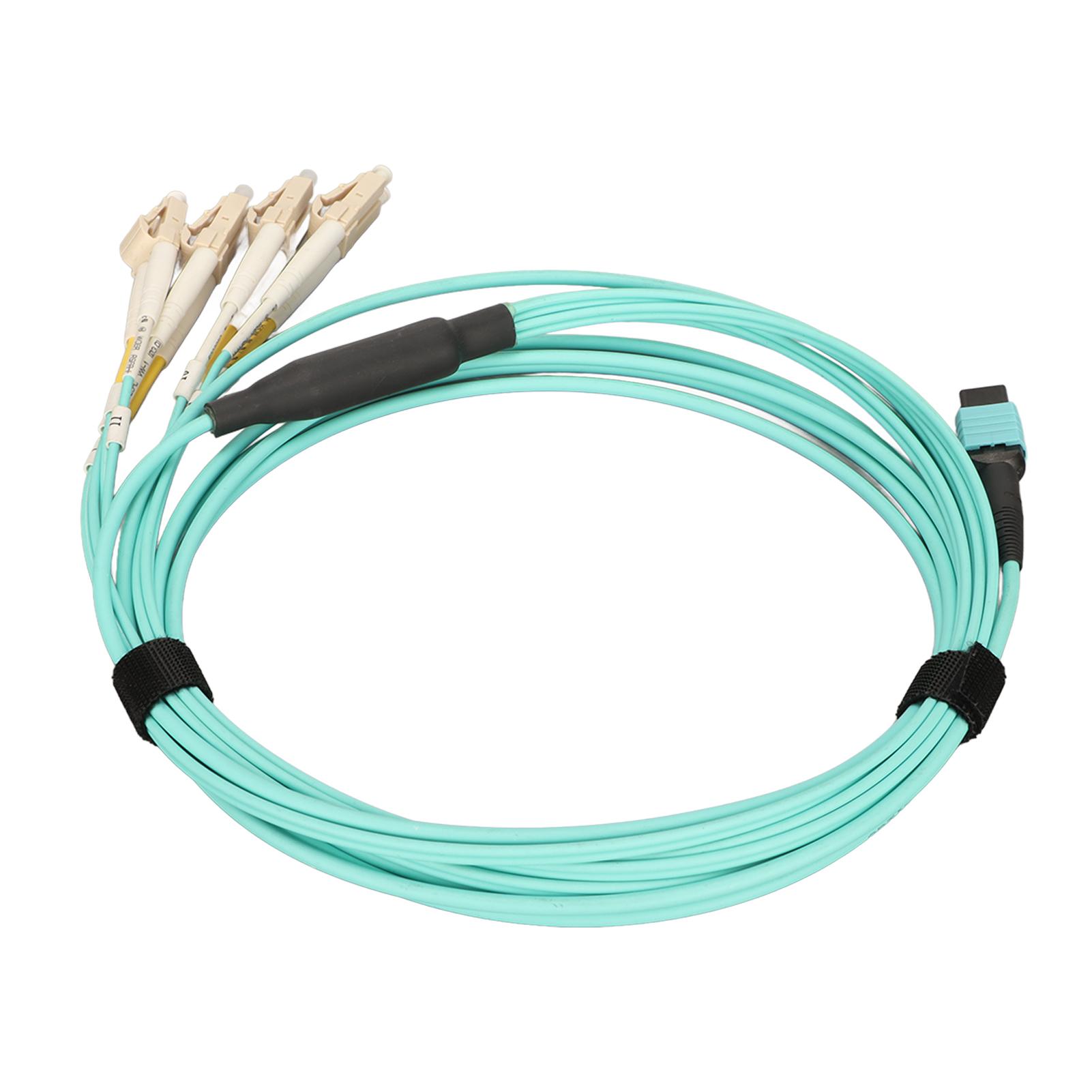 

MPO to 8LC Fiber Patch Cable 3.3yd Duplex MPO to 8LC LSZH Low Optical Loss Stable Transmission