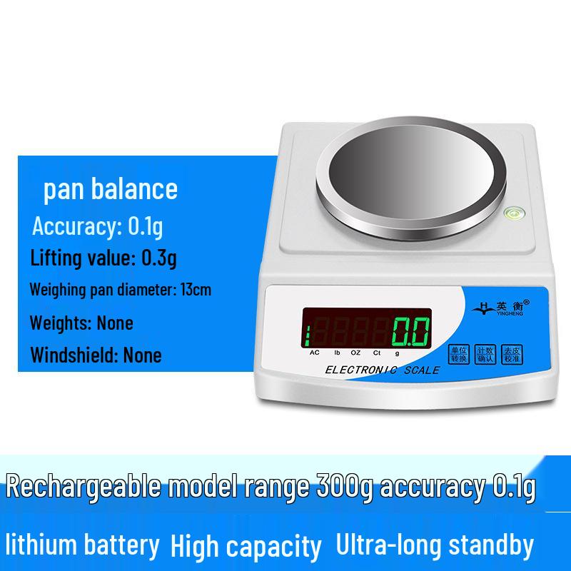 

High Precision Lab Jewelry Electronic Scale, 0.01g/0.1g Accuracy