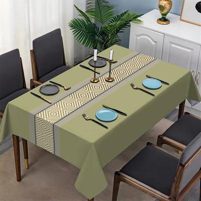 1pc Multi-sized Rectangular Tablecloth - Beautiful Pattern Tablecloth - Square - For Festive Parties, Hotels, Restaurantszyc