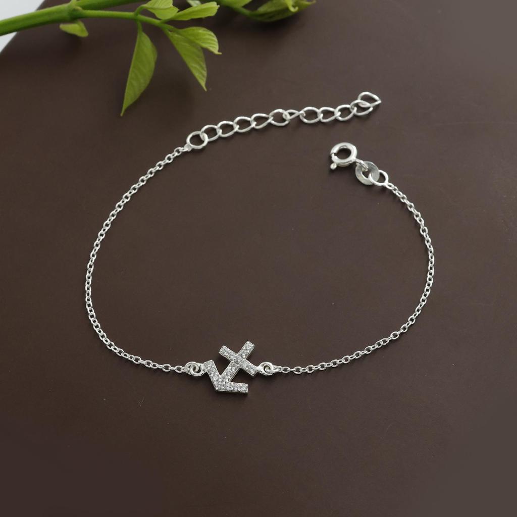 Astrological Zodiac Sign Bracelet, 925 Sterling Silver Handmade Jewelry, Zodiac Jewelry, Women Bracelet