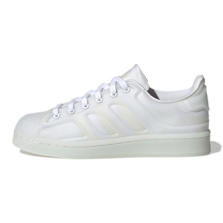 (GS) adidas originals Superstar Futureshell J All White Kids H00834 EU 36