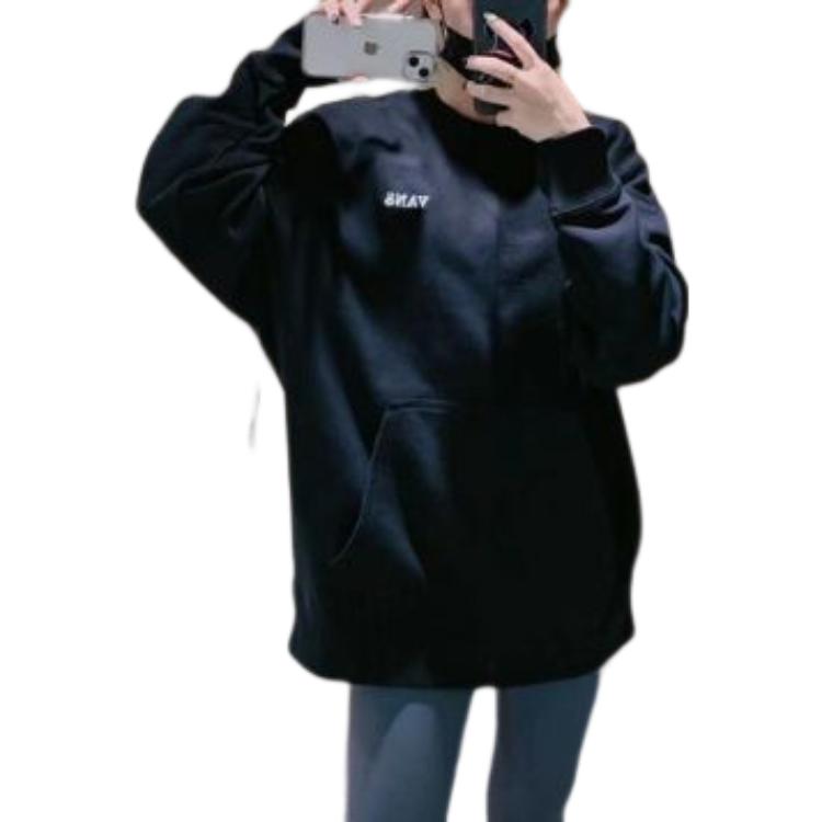 Vans Sweatshirts Unisex Black Crew Neck Moderate Regular VN0A5H9QBLK