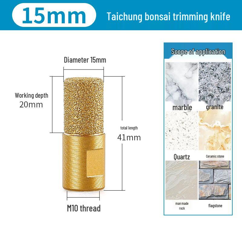 Angle Grinder Stone Slotting and Trimming Tool