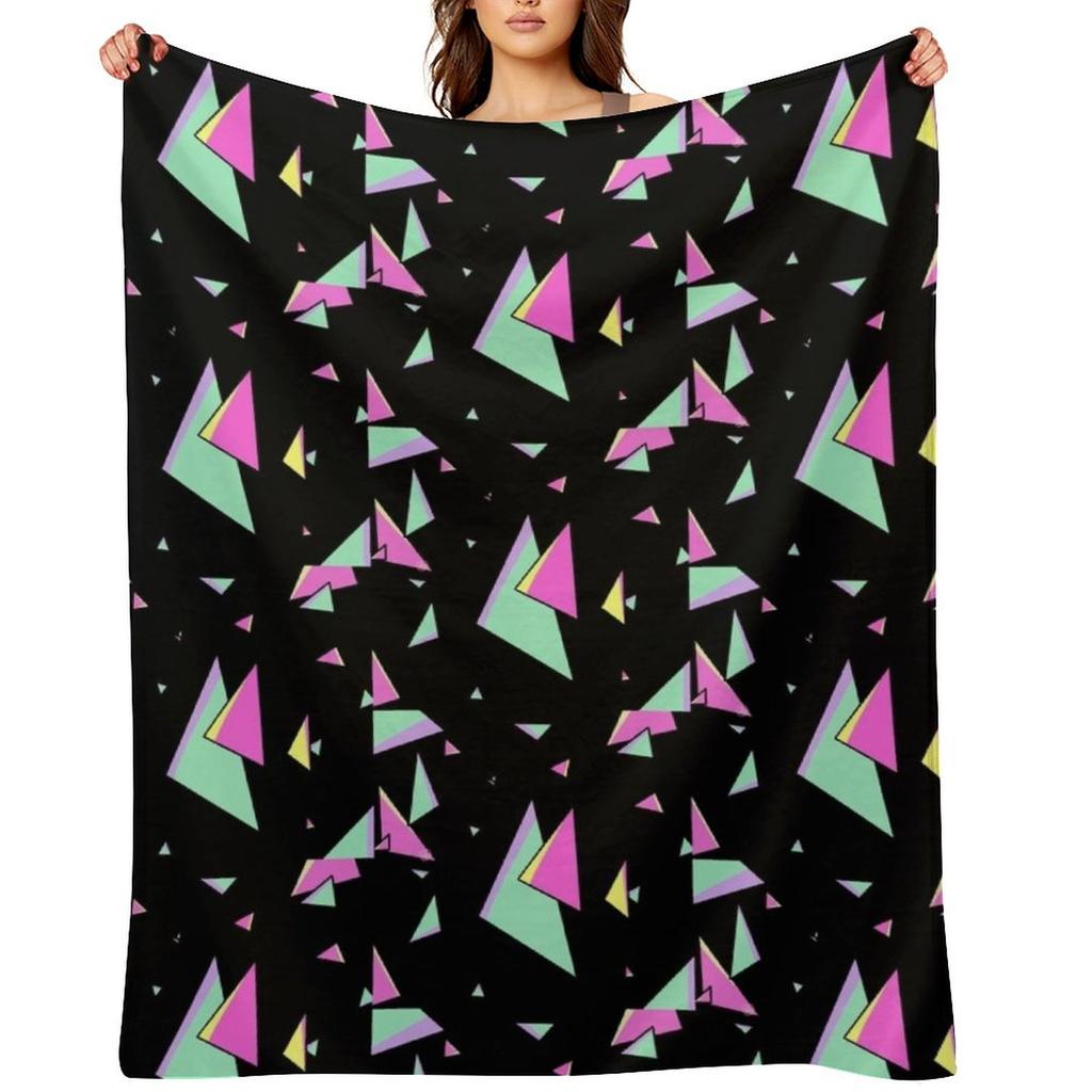 Promare Triangle Fire Aesthetic Throw Blanket Soft Big Blankets For Bed Bed For Baby Blankets