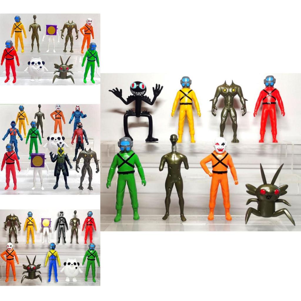Deadly Company Game Handheld Figure Collection Pvc Material Various Colors 2.5-4.5 Inches