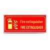 luminous exit & extinguisher sign 13x31.5cm