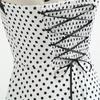 Vintage Dress Women Summer Sexy Polka Dot Print Halter Party Dresses Vestidos Robe Pin Up Rockabilly Y2K Dress