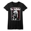 Der Pate Don Corleone Foto Damen Figurbetontes T-Shirt Toller Klassiker