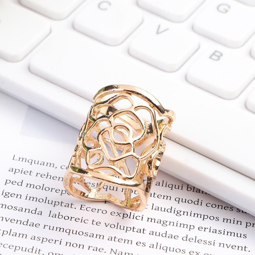 Simple Scarves Lady Hollow Out Rose Flower Women Fashion Jewelry Scarf Buckle Brooch Corsage