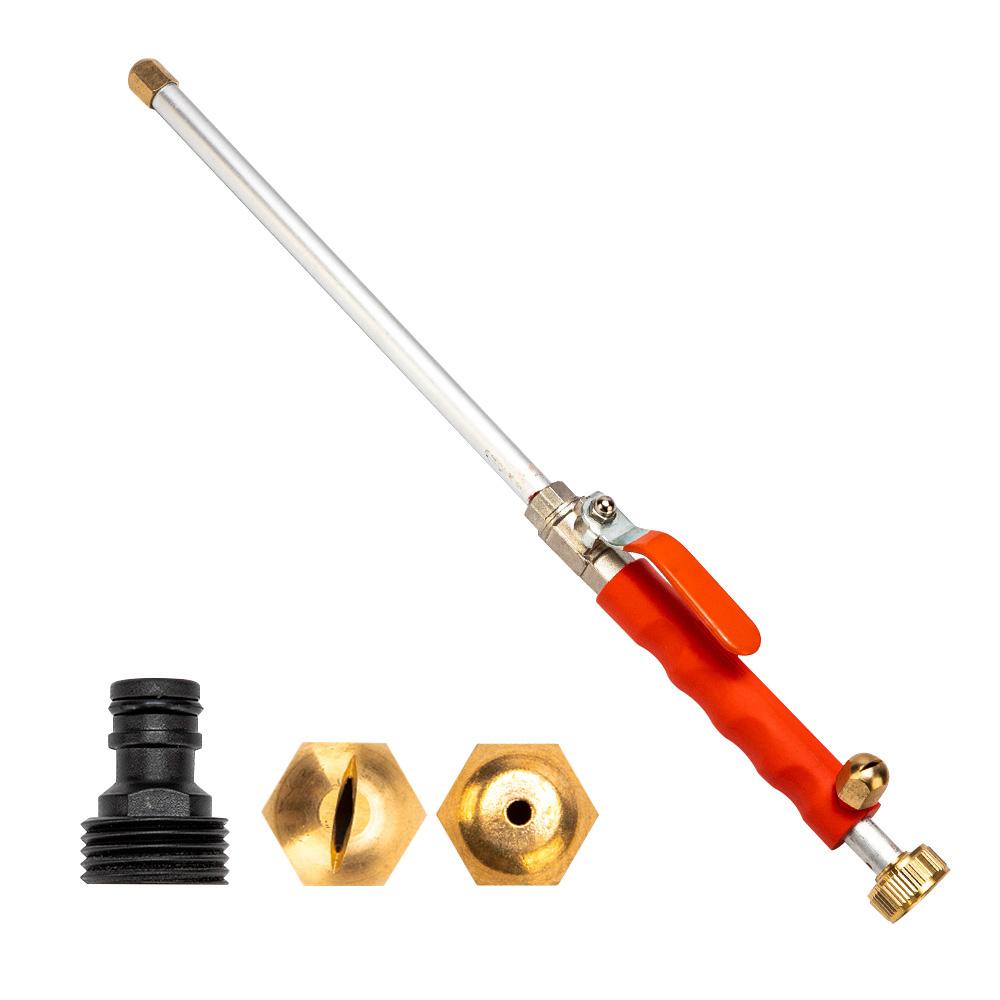 

5 цветов садовый водяной пистолет высокого давления, автомобильная стиральная машина, распылитель струи воды, автомобильная садовая мойка, полив, спрей оранжевый