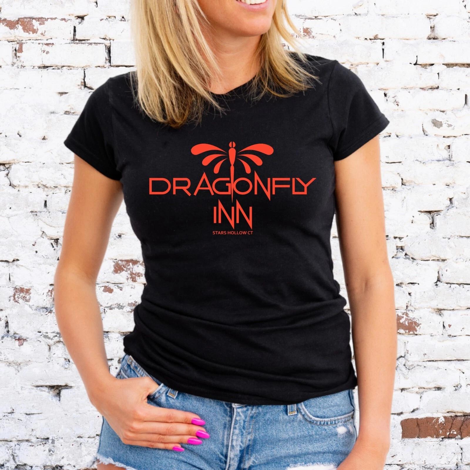 DRAGONFLY INN T-Shirt, GILMORE GIRLS, AMBER MOTIF, Unisex/Lady Fit XL