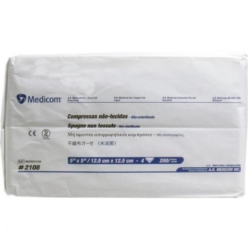 

Non-woven gauze 4 sections 12.5cm x 12.5cm 200 pieces