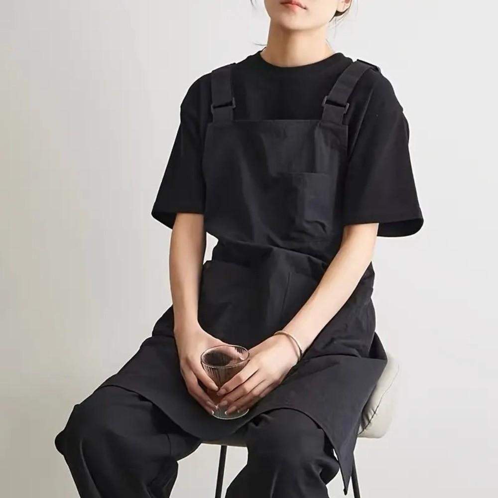 Adjustable Water-resistant Apron Oil-Proof Kitchen Apron Simple Cooking Apron Restaurants