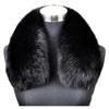 ZDFURS ZD1804 Square Winter Scarves-Women's 100% Real Fox Fur Collar Breathable Short Length Classic Style