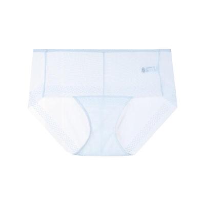 Aimer Women's Seamless Mesh Mid-Waist Briefs with Cotton Crotch