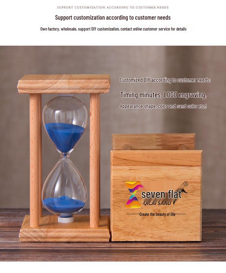 Retro Hourglass Timer - 45/60 Minute Creative Home Desk Ornament