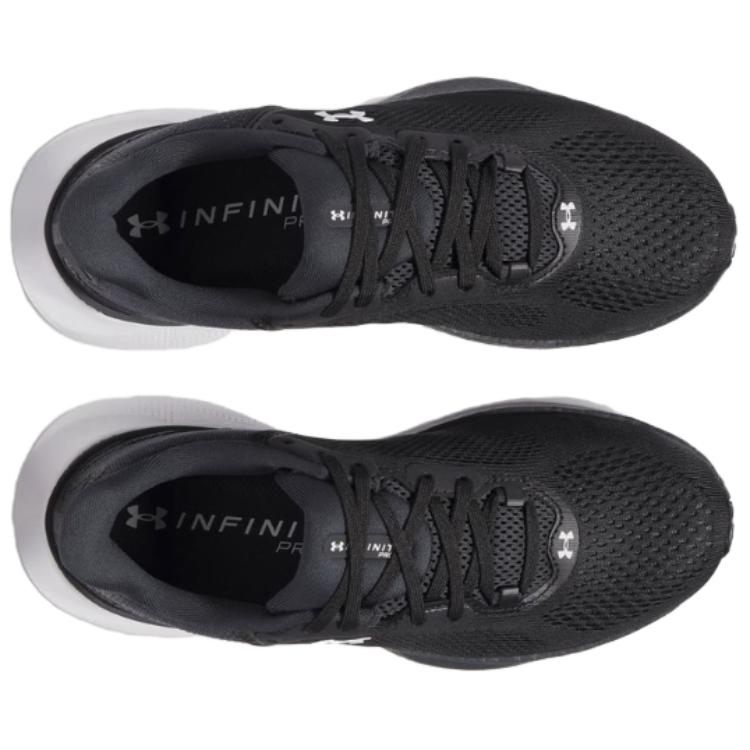 Under Armour  HOVR Infinite Pro 2 Black White Women Sneakers Anthracite 3028177-001